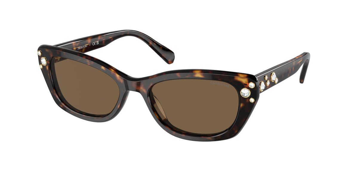 Swarovski SK6019 Havana Sunglasses