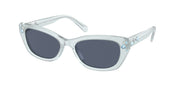 Swarovski SK6019 Milky Light Blue Sunglasses