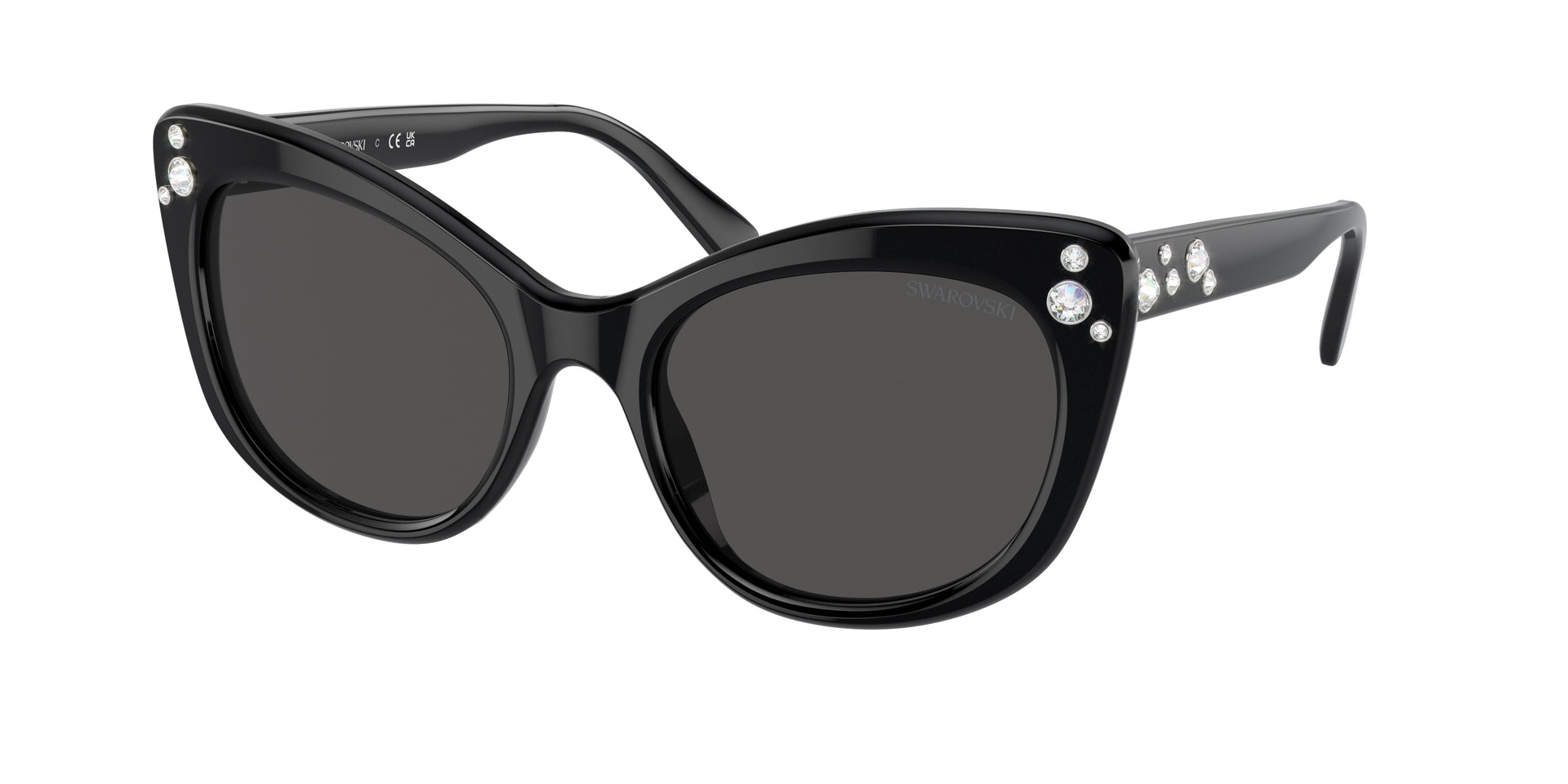 Swarovski SK6020 Black Sunglasses