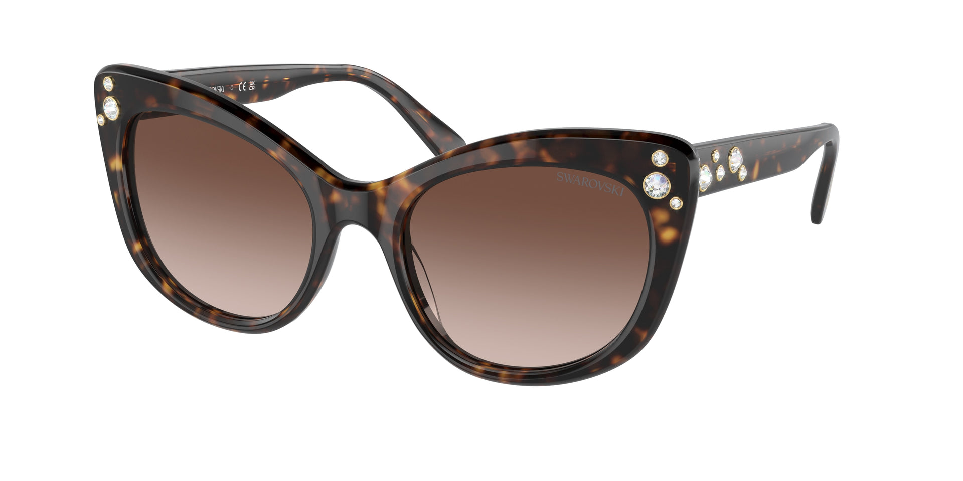 Swarovski SK6020 Havana Sunglasses