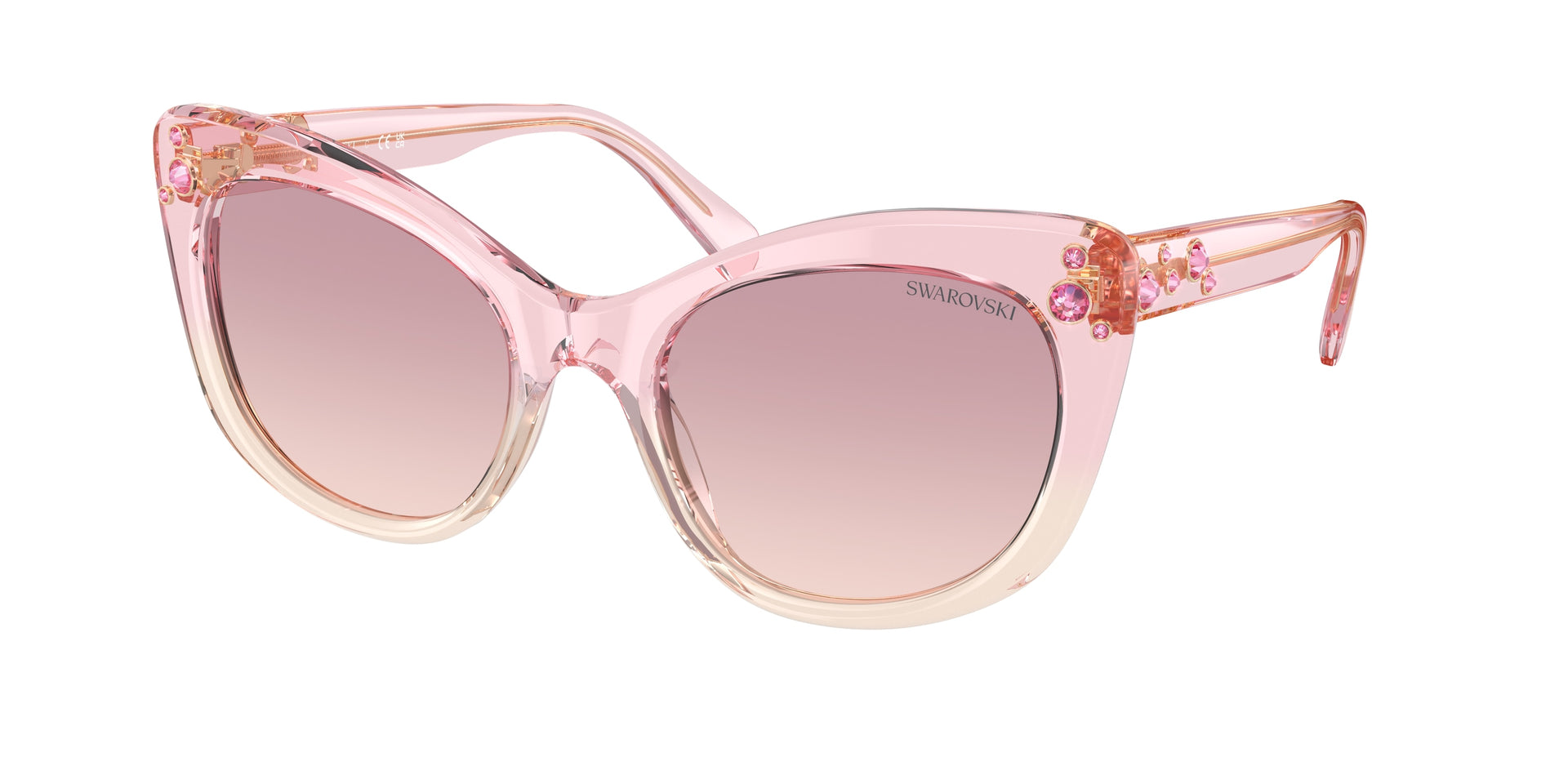 Swarovski SK6020 Transparent Pink Sunglasses