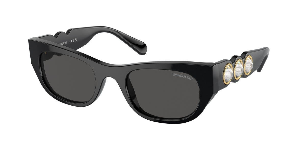 Swarovski SK6022F Black Sunglasses