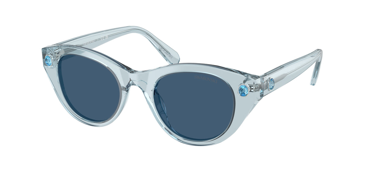 Swarovski SK6025 Transparent Light Blue Sunglasses