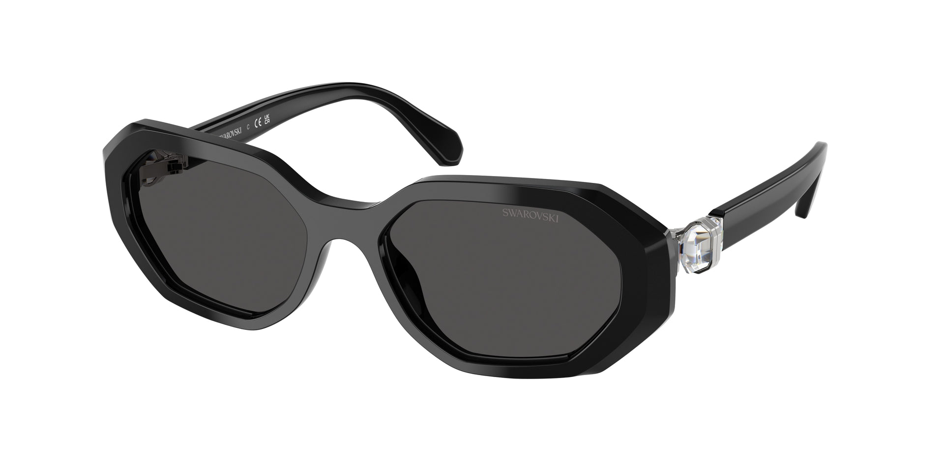Swarovski SK6028 Black Sunglasses