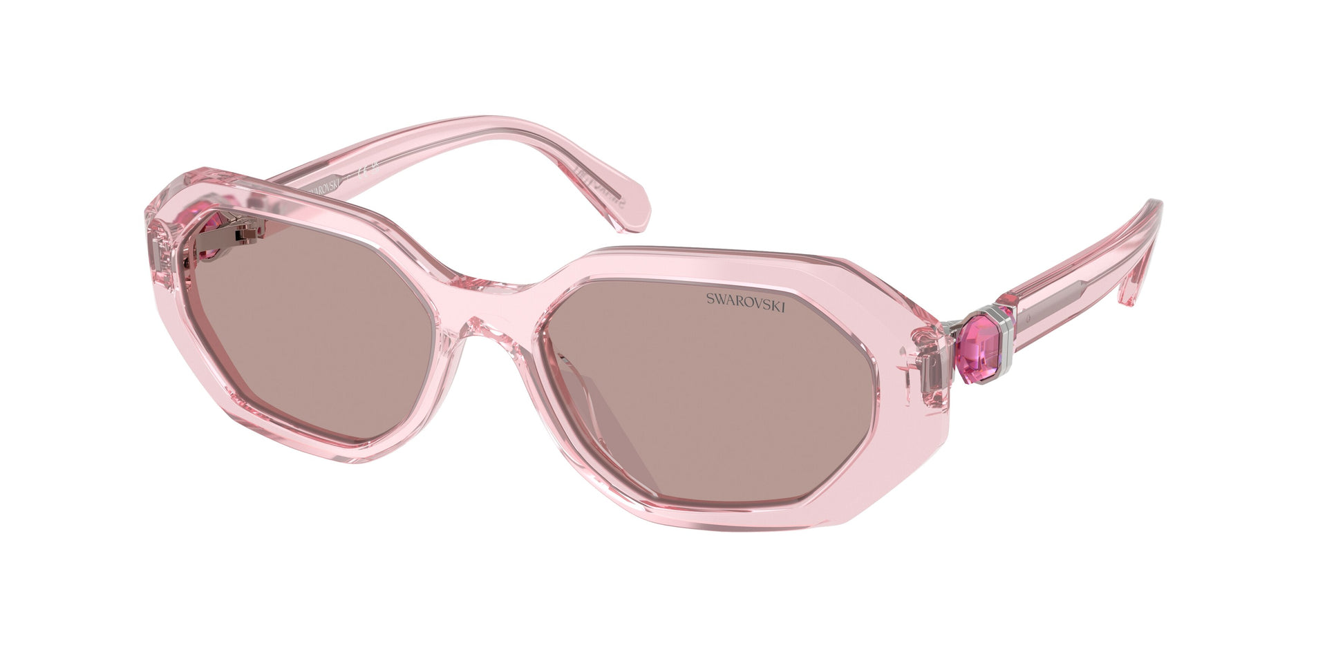 Swarovski SK6028 Transparent Pink Sunglasses