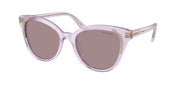 Swarovski SK6031 Transparent Lilac Sunglasses