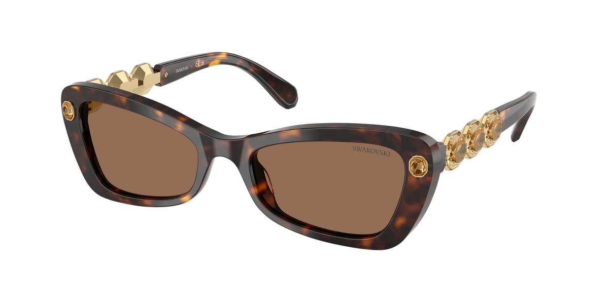 Swarovski SK6033 Havana Sunglasses