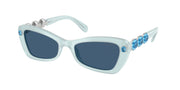 Swarovski SK6033 Milky Blue Sunglasses