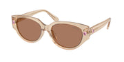 Swarovski SK6035D Milky Beige Sunglasses