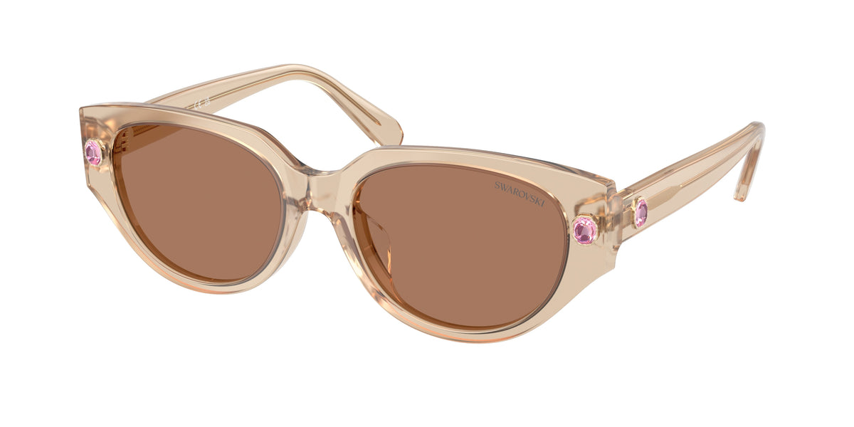 Swarovski SK6035D Milky Beige Sunglasses