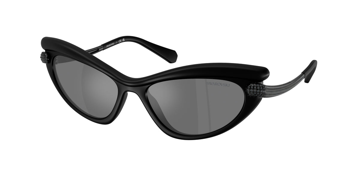 Swarovski SK6038 Matte Black Sunglasses