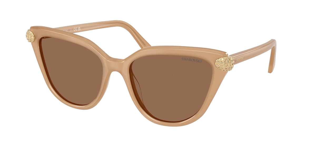 Swarovski SK6039F Milky Beige Sunglasses