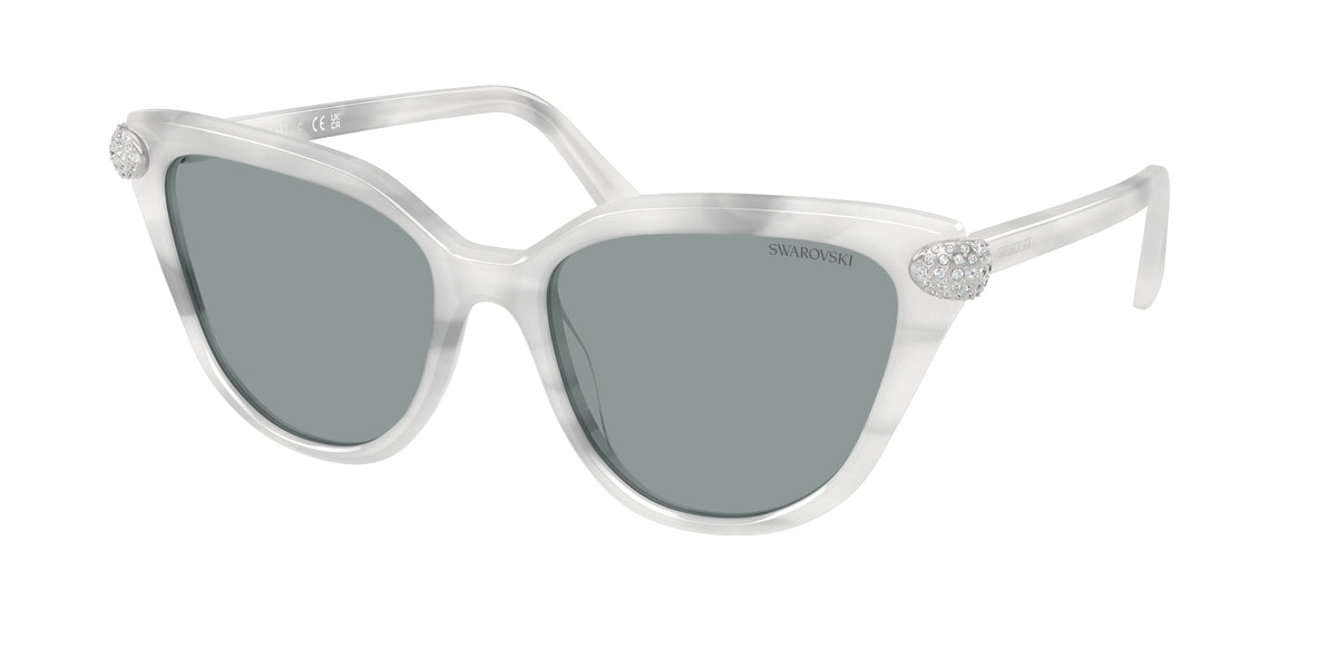 Swarovski SK6039 White Havana Sunglasses