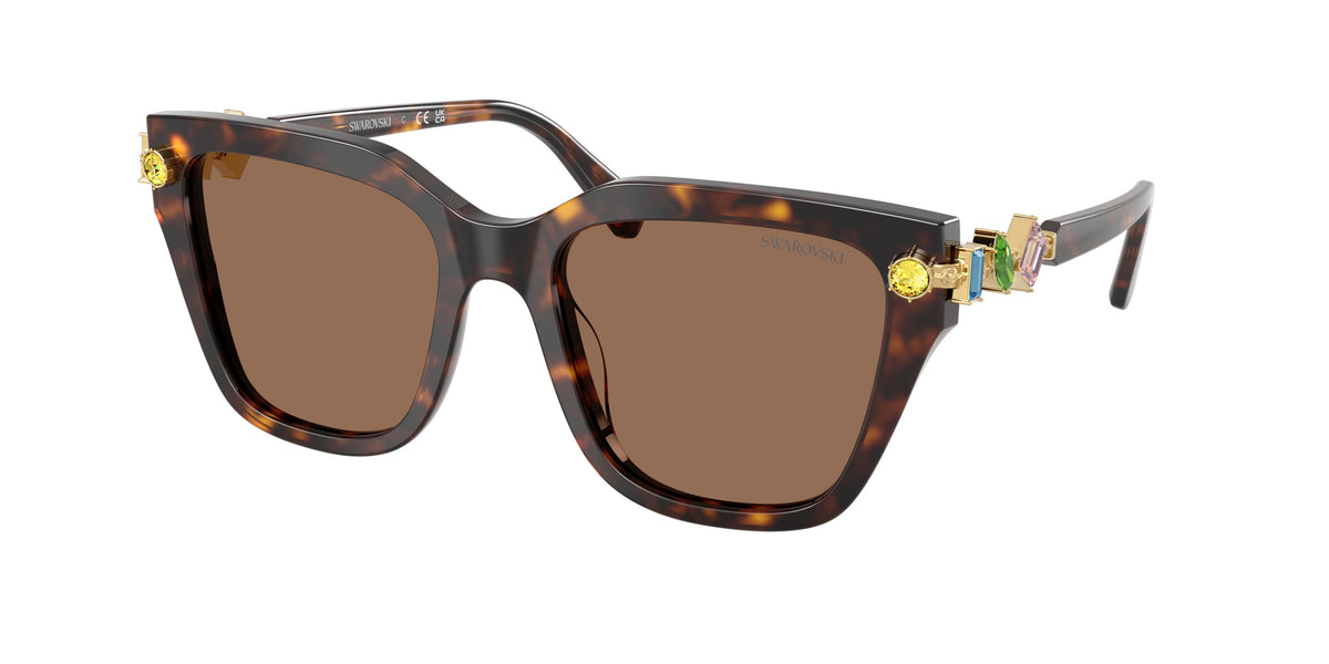 Swarovski SK6041 Havana Sunglasses