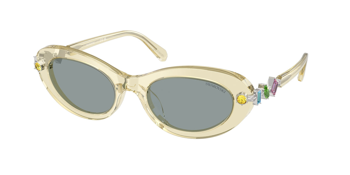 Swarovski SK6042 Transparent Yellow Sunglasses