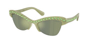 Swarovski SK6043 Milky Green Sunglasses