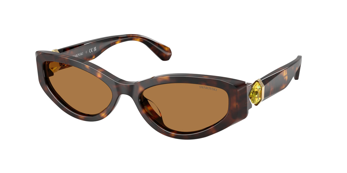 Swarovski SK6045U Havana Sunglasses