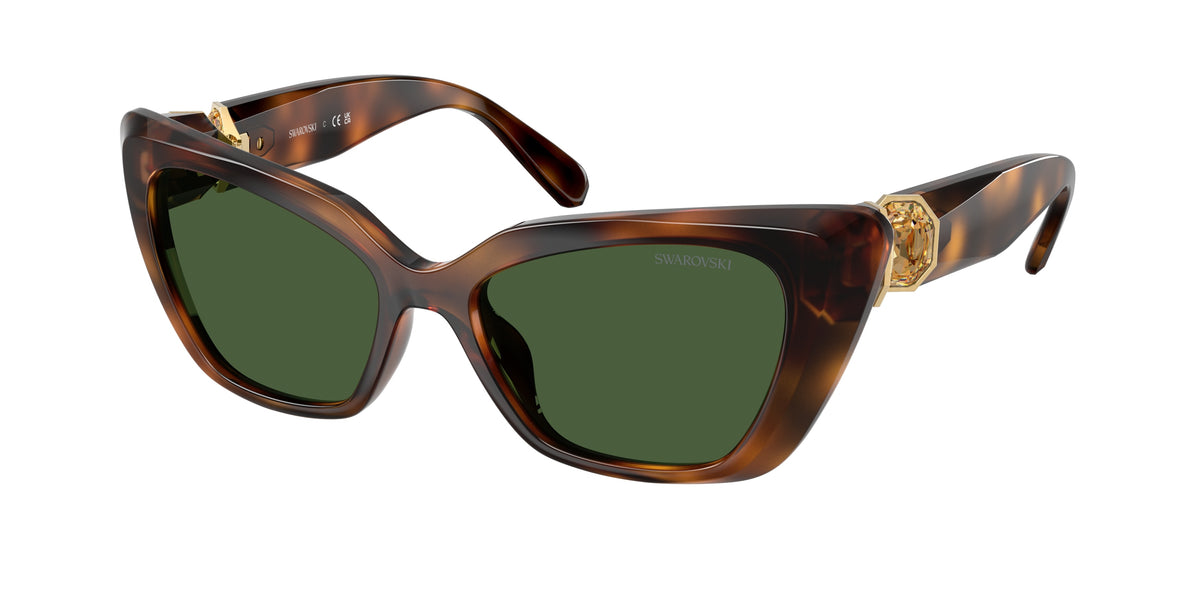 Swarovski SK6047 Havana Sunglasses