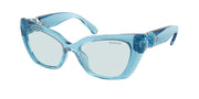 Swarovski SK6047 Transparent Light Blue Sunglasses