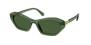 Swarovski SK6048F Transaprent Green Sunglasses
