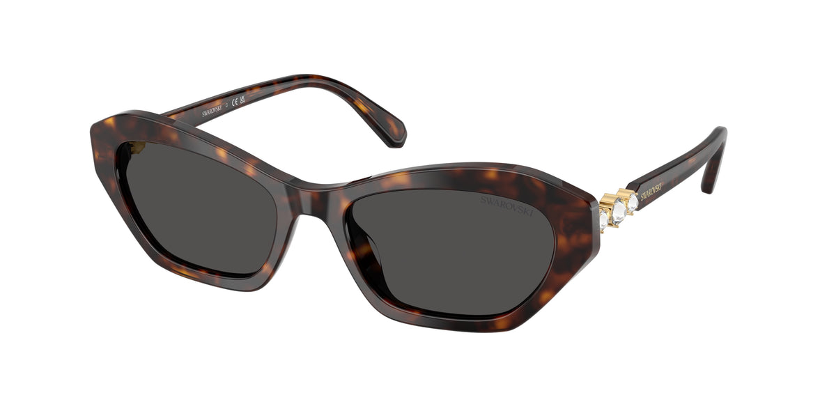 Swarovski SK6048 Havana Sunglasses