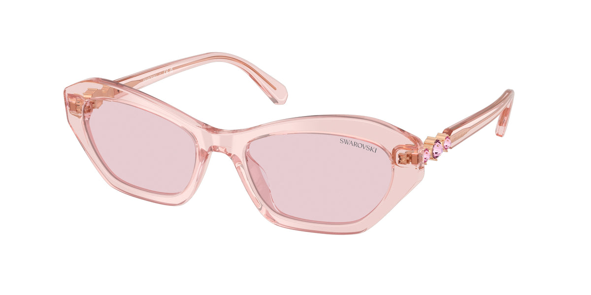 Swarovski SK6048 Transparent Pink Sunglasses