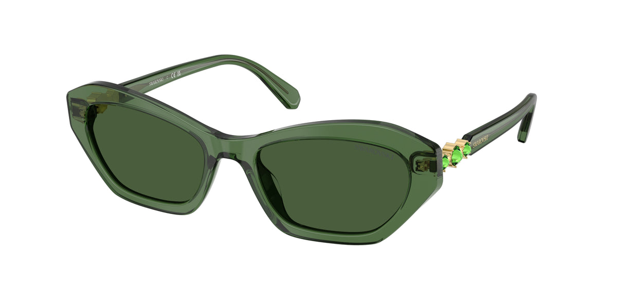 Swarovski SK6048 Transaprent Green Sunglasses