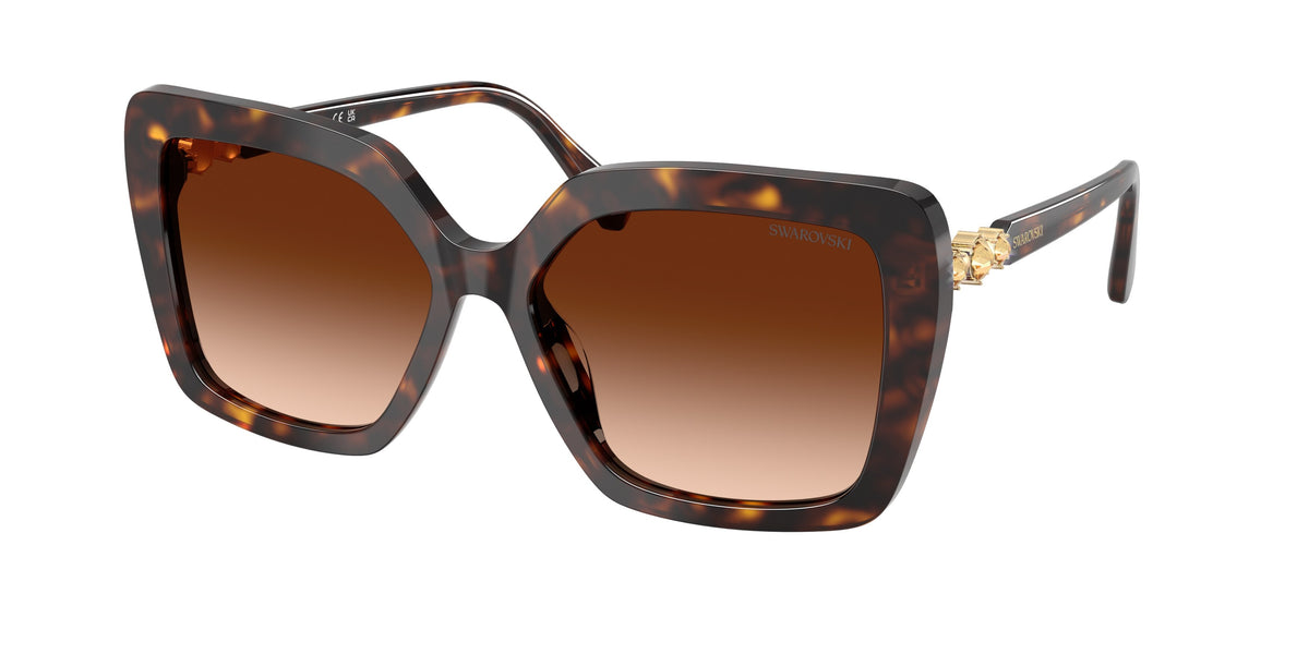 Swarovski SK6049F Havana Sunglasses