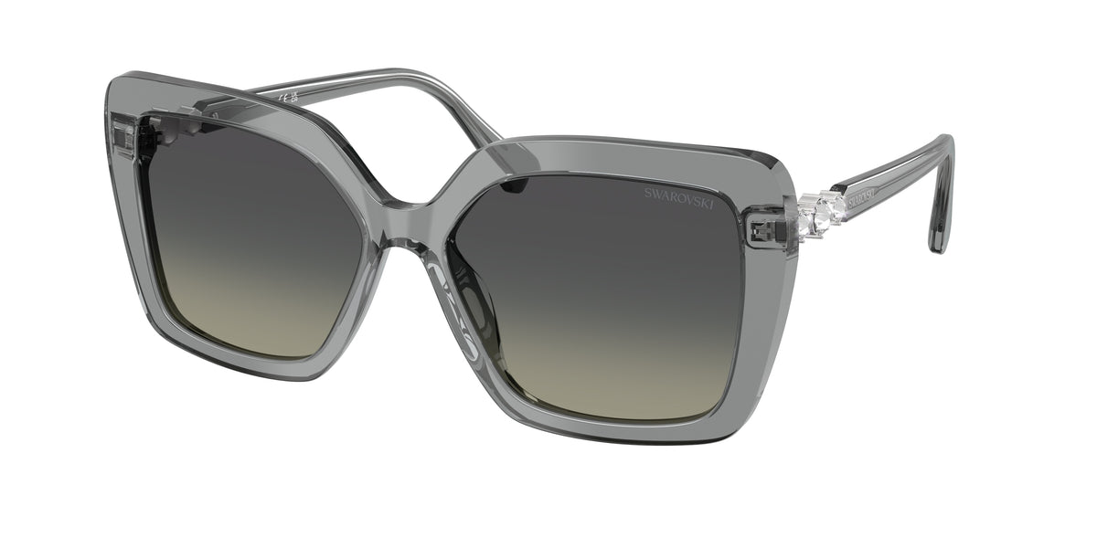 Swarovski SK6049 Transparent Grey Sunglasses