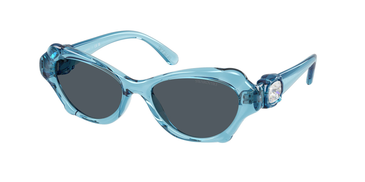 Swarovski SK6050 Transparent Light Blue Sunglasses