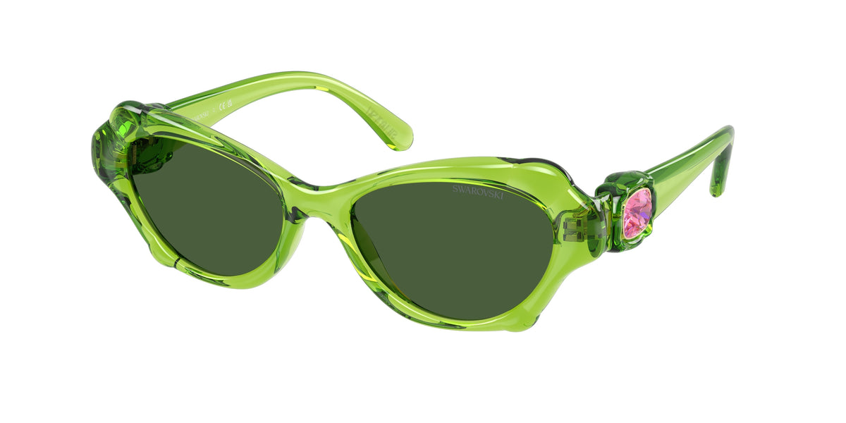 Swarovski SK6050 Transparent Green Sunglasses