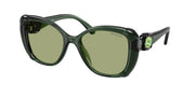 Swarovski SK6051U Transparent Green Sunglasses