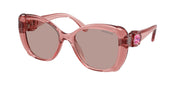 Swarovski SK6051U Transparent Pink Sunglasses