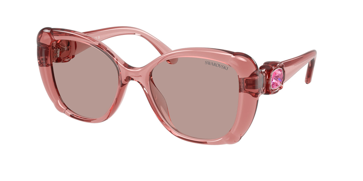 Swarovski SK6051U Transparent Pink Sunglasses