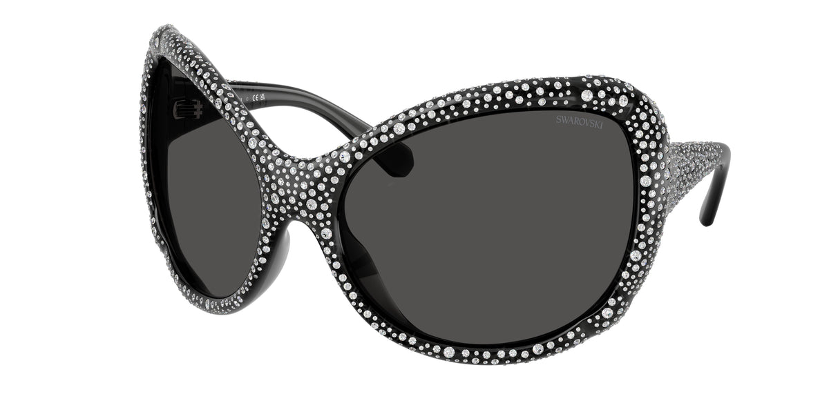 Swarovski SK6052 Dark Grey Sunglasses