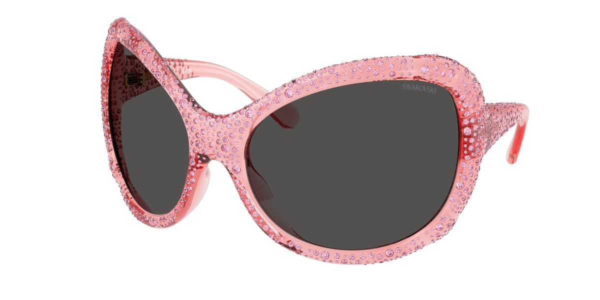 Swarovski SK6052 Transparent Pink Sunglasses