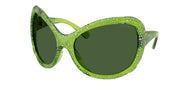 Swarovski SK6052 Transparent Green Sunglasses