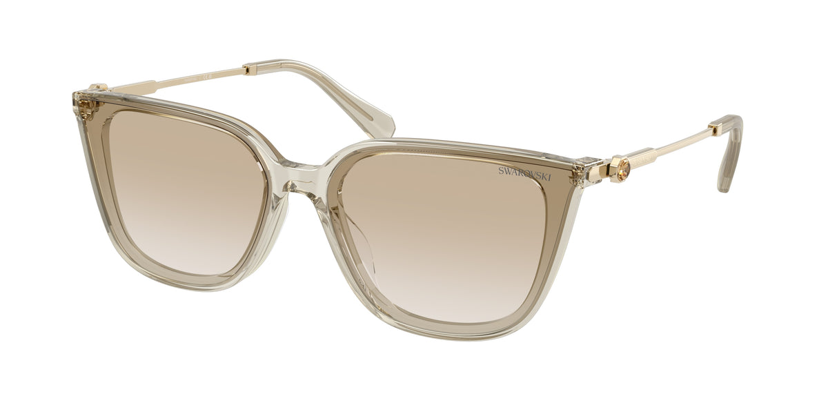 Swarovski SK6054D Transparent Beige Sunglasses