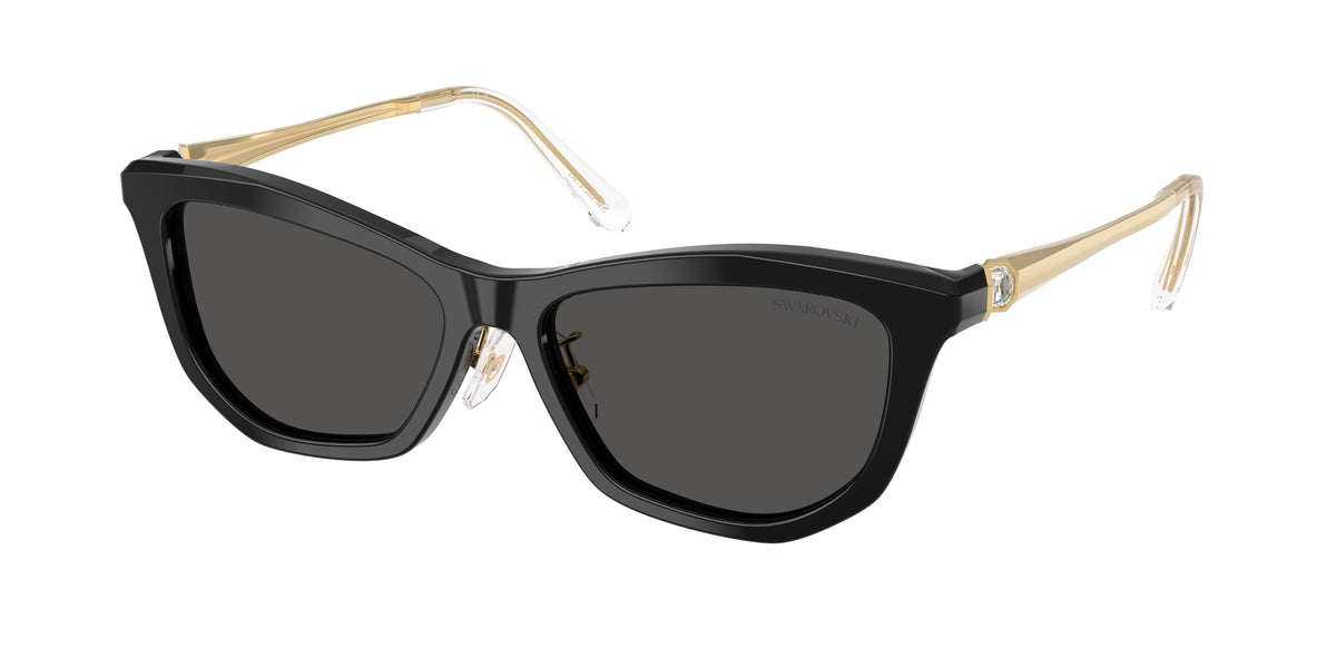 Swarovski SK6057F Black Sunglasses