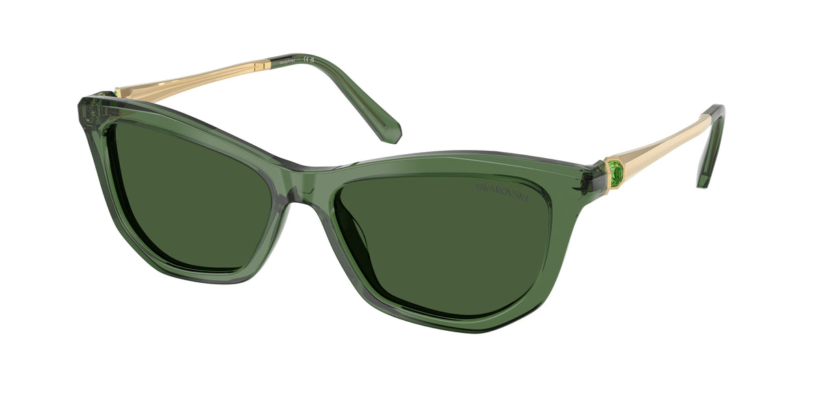 Swarovski SK6057 Transparent Green Sunglasses