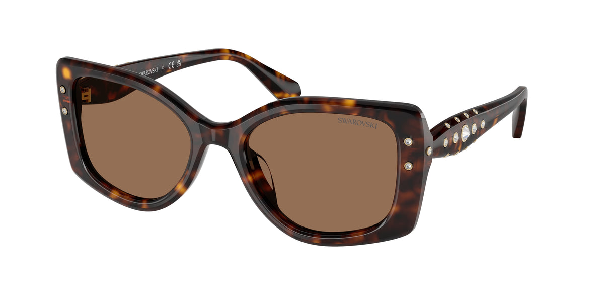 Swarovski SK6058U Havana Sunglasses