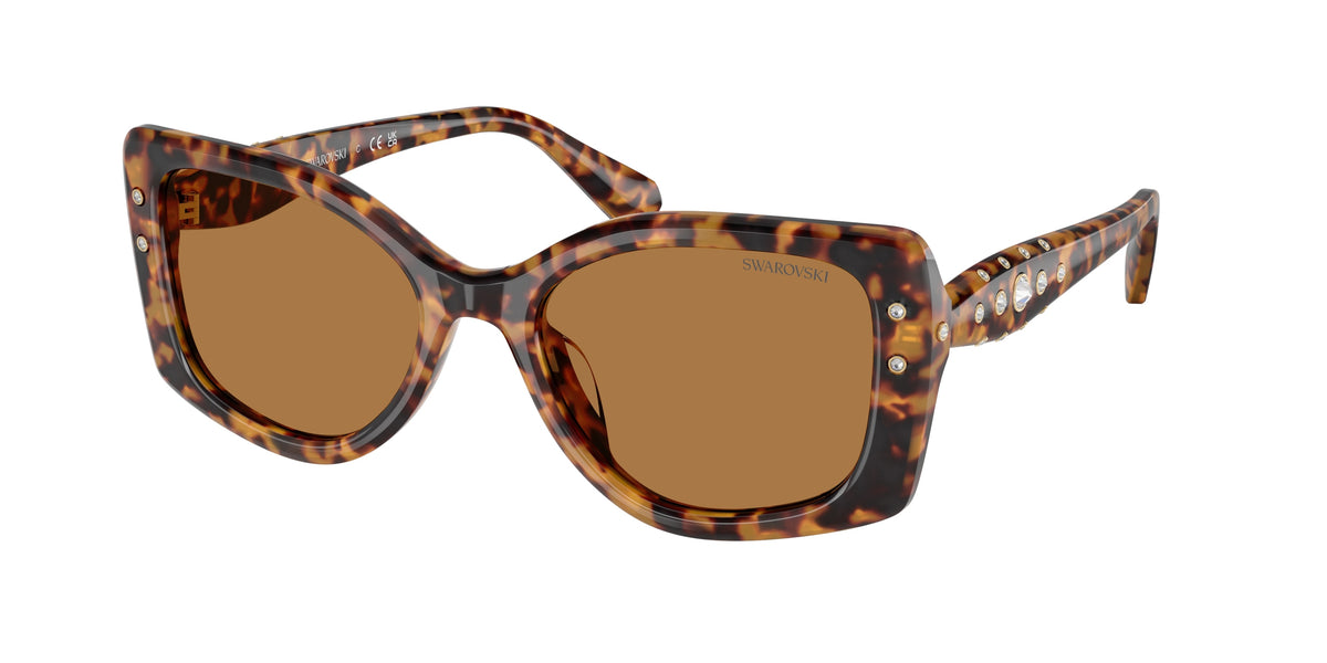 Swarovski SK6058U Light Havana Sunglasses