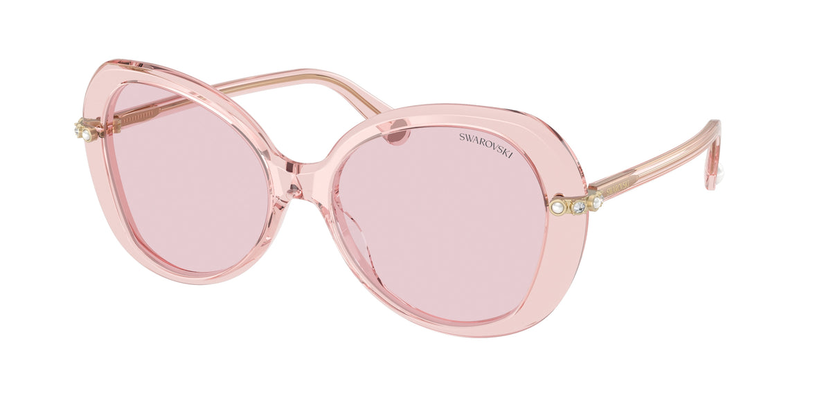 Swarovski SK6059 Transparent Pink Sunglasses