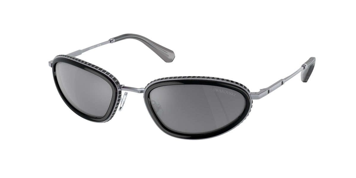 Swarovski SK7004 Dark Silver/Black Sunglasses