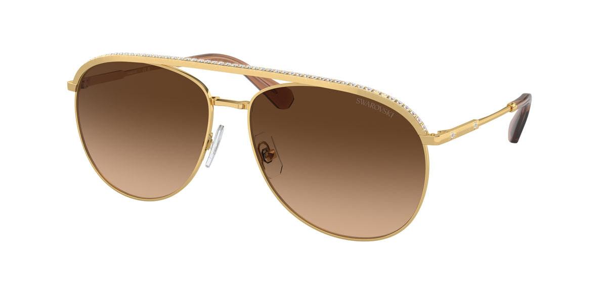 Swarovski SK7005 Gold Sunglasses