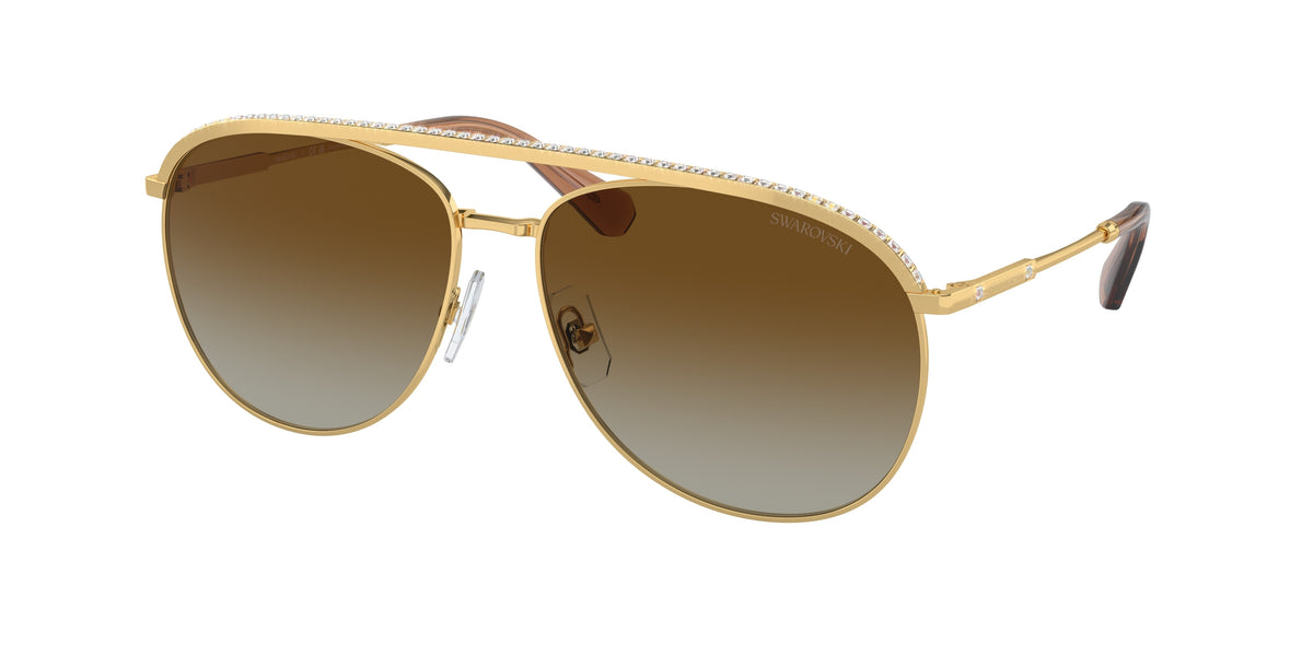 Swarovski SK7005 Gold Sunglasses