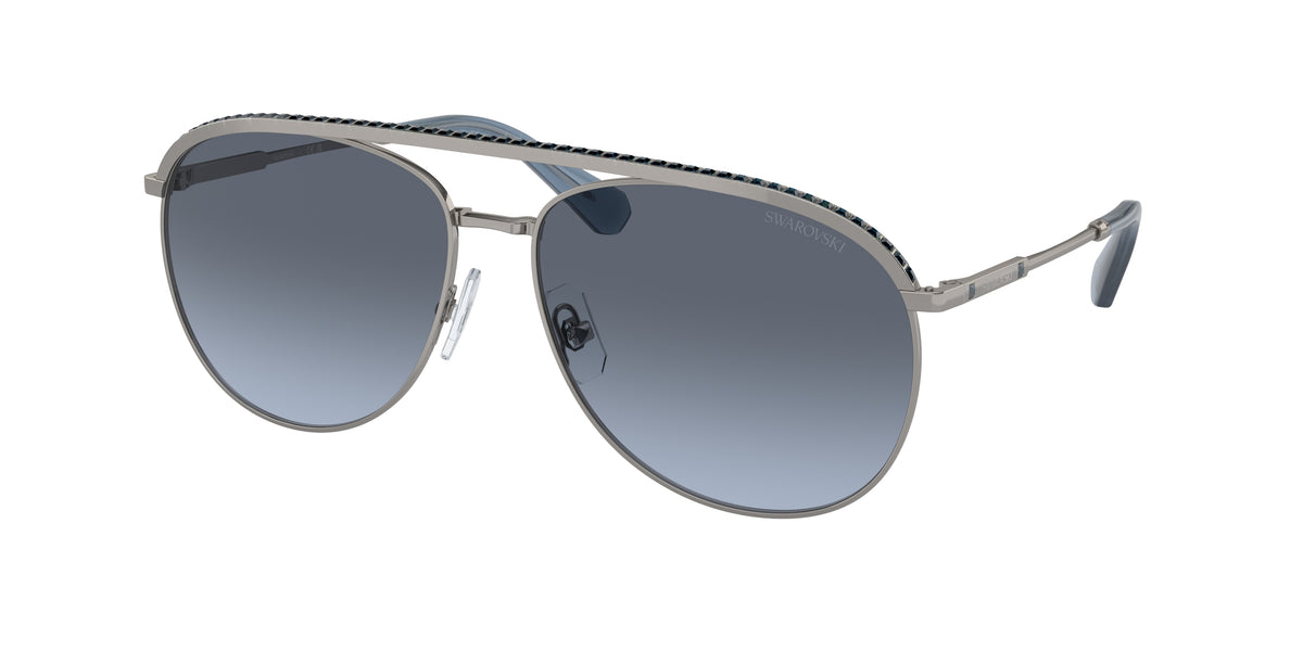 Swarovski SK7005 Gunmetal Sunglasses