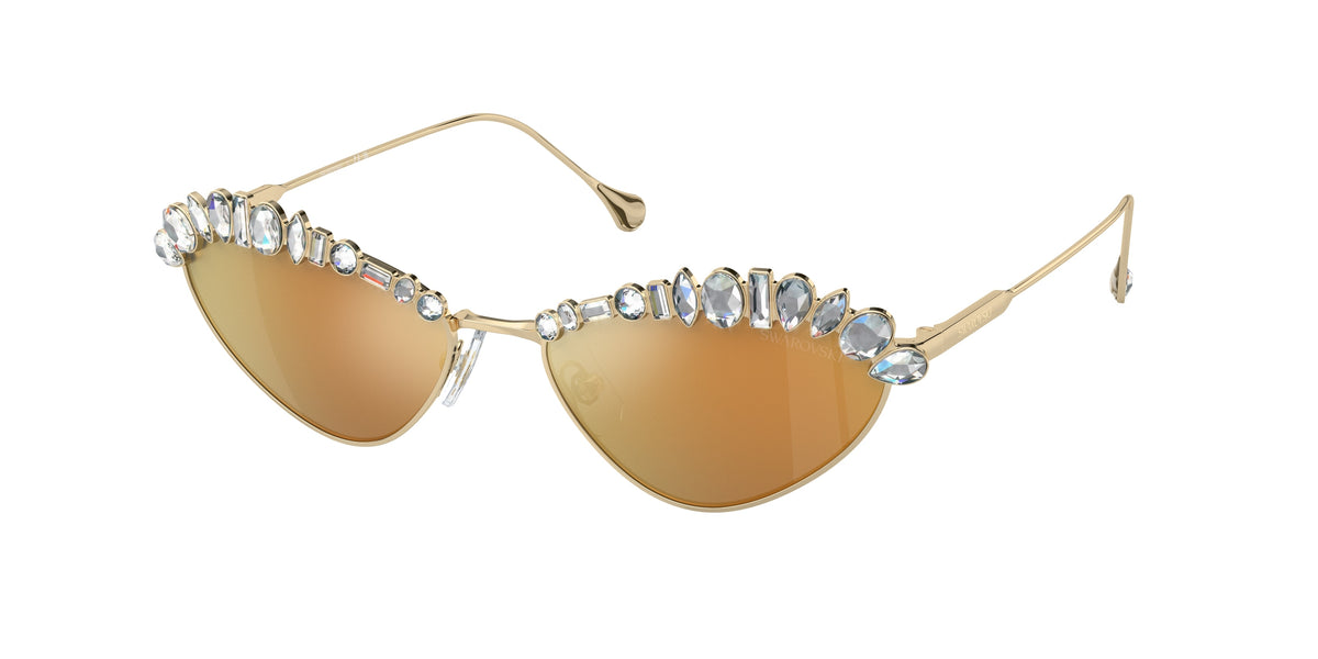 Swarovski SK7009 Pale Gold Sunglasses