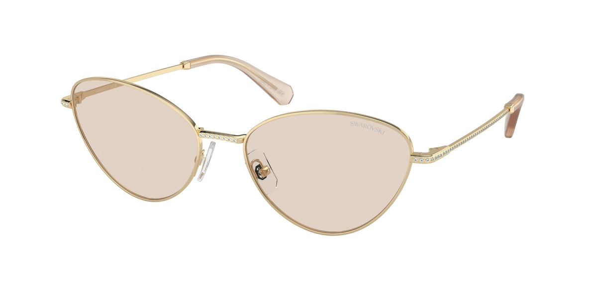 Swarovski SK7014 Pale Gold Sunglasses