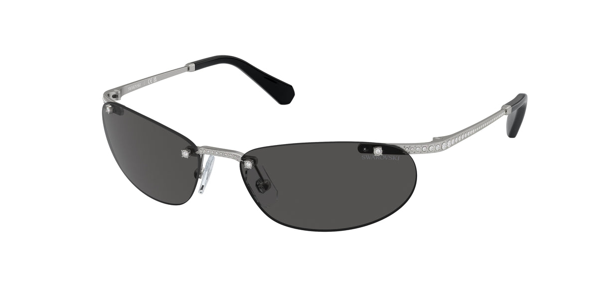 Swarovski SK7019 Matte Silver Sunglasses